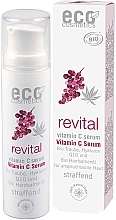 Відновлювальна сироватка для обличчя з вітаміном С - Eco Cosmetics Revital Vitamin C Serum — фото N1