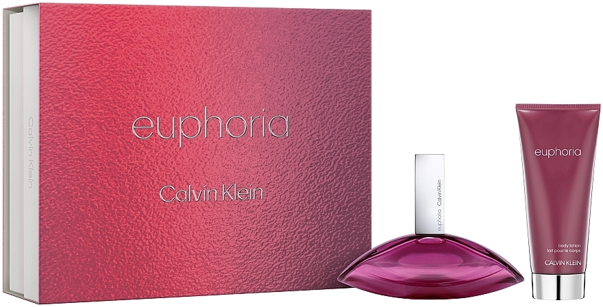 Calvin Klein Euphoria - Набор (edp/100ml + b/lot/100ml) — фото N2