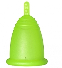 Менструальна чаша, розмір М, зелена - MeLuna Classic Menstrual Cup Stem — фото N1