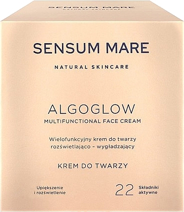 Багатофункціональний освітлювальний і розгладжувальний крем для обличчя - Sensum Mare Algoglow Multifunctional Face Cream — фото N2