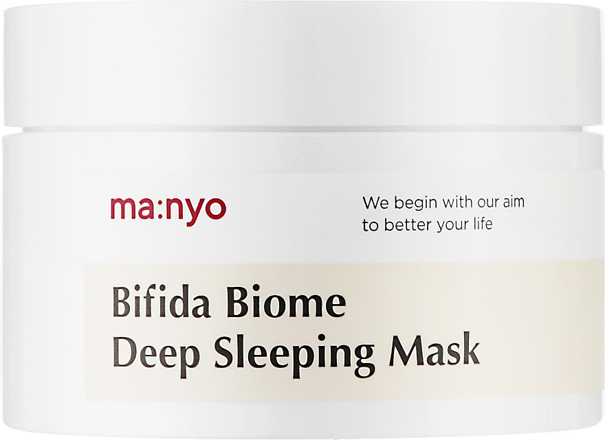 Ночная маска с пробиотиками и PHA-кислотой - Manyo Bifida Biome Deep Sleeping Mask — фото N1
