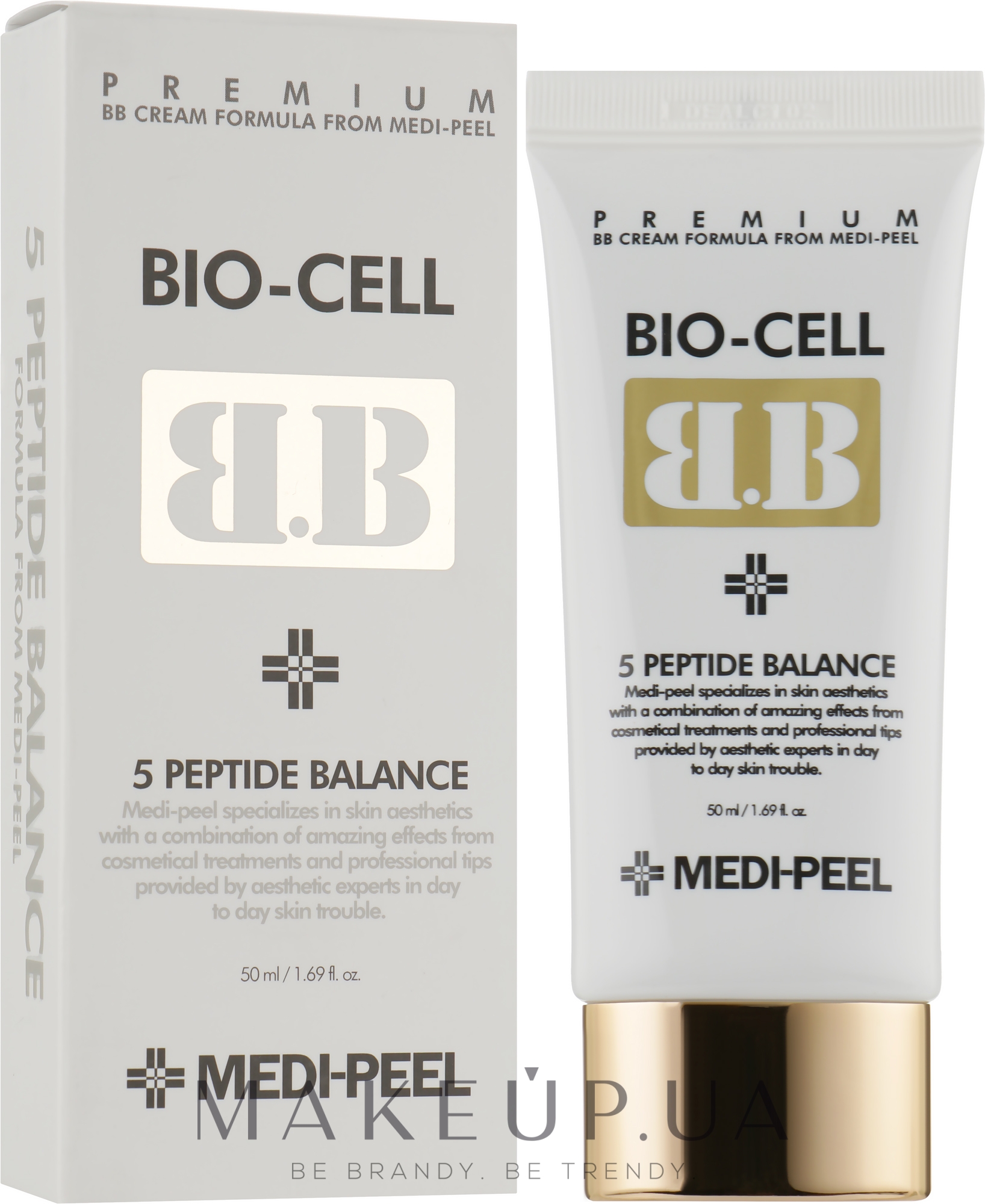ВВ-крем для лица - MEDIPEEL BB Cream Bio-Cell 5 Peptide Balance — фото 50ml