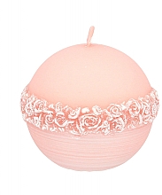 Декоративная свеча "Белла шар", 8 см, розовая - Artman Bella — фото N1