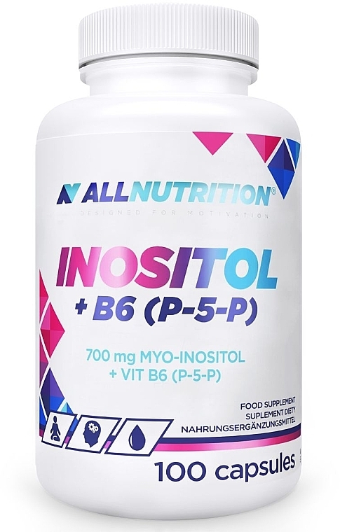 Харчова добавка "Інозитол, вітамін В6" - Allnutrition Inositiol + B6 (P-5-P) — фото N1