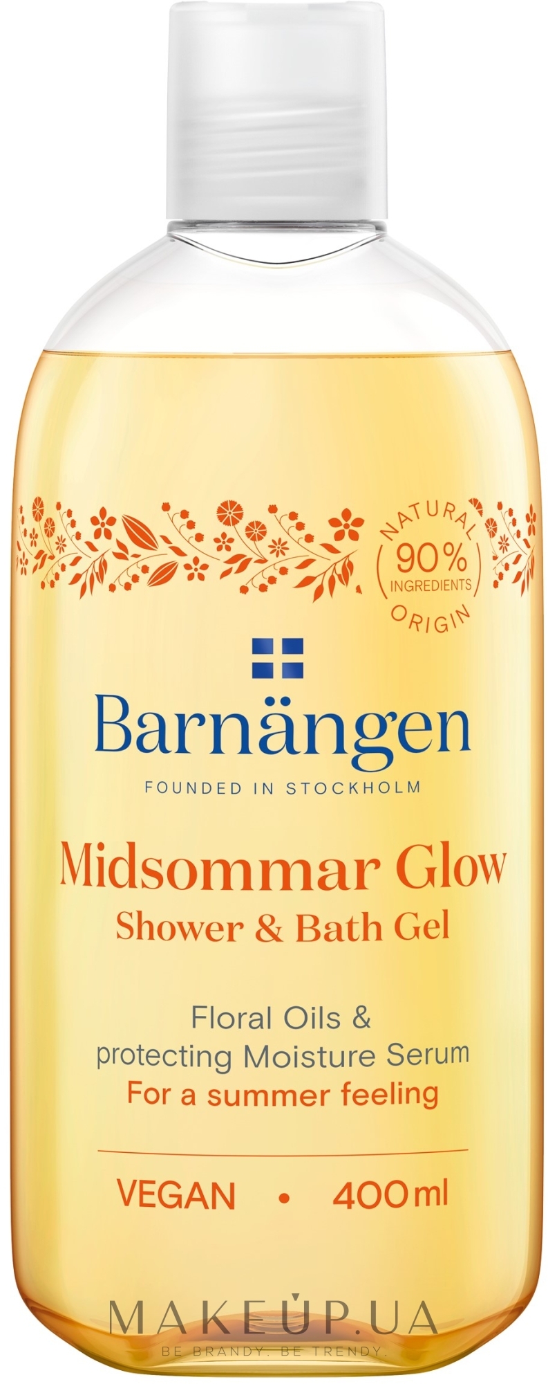 Гель з квітковими оліями для душу - Barnangen Nordic Rituals Midsommar Glow Shower&Bath Gel — фото 400ml