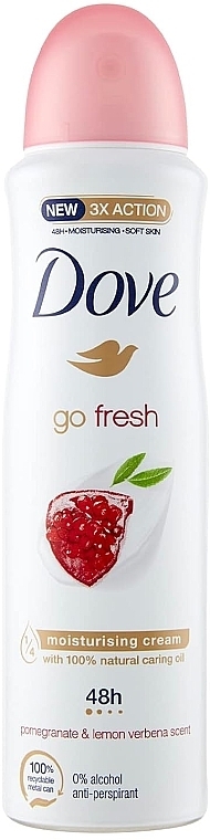 Дезодорант-антиперспирант "Гранат и вербена лимонная" - Dove Go Fresh 48h Pomegranate & Lemon Verbena — фото N1