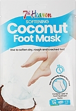 Парфумерія, косметика Кокосова маска для ніг - 7th Heaven Coconut Foot Mask