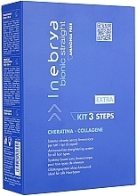 Парфумерія, косметика Набір для хімічного випрямлення волосся - Inebrya Bionic Straight Ammonia Free 3 Steps Kit (cr/150ml + lotion/100ml + cr/200ml)