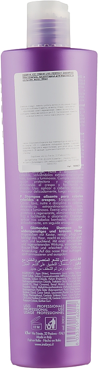 Шампунь для жорсткого і неслухняного волосся - Inebrya Ice Cream Liss-Pro Liss Perfect Shampoo — фото N4