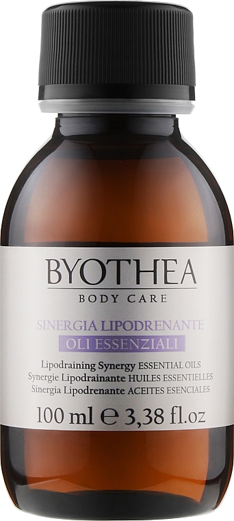 Смесь эфирных масел "Липодренажная" - Byothea Essential Oils Body Care — фото N1