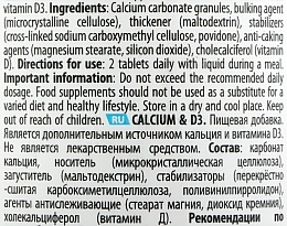 Харчова добавка "Кальцій D3" - UltraVit Calcium D3 — фото N2
