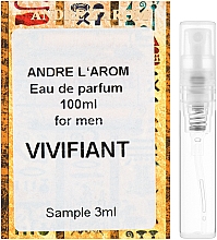 Парфумерія, косметика Andre L`Arom Eau De Parfum "Vivifiant" - Парфумована вода (пробник)