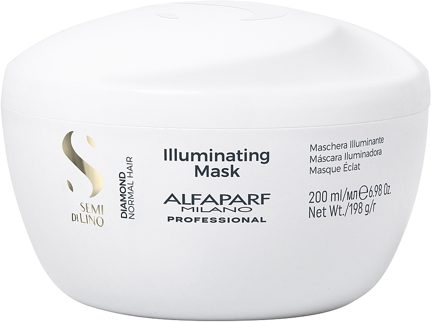Маска для придания блеска волосам - Alfaparf Illuminating Mask — фото N1