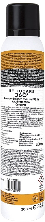 Повітряний гель для тіла - Heliocare 360 Airgel Spf50 — фото N2
