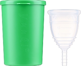 Менструальна чаша, розмір S + контейнер для дезінфекції - Yuuki Soft Small 1 — фото N2