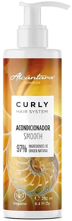 Кондиціонер для в'юнкого волосся - Alcantara Cosmetica Curly Hair System Smooth Conditioner — фото N1