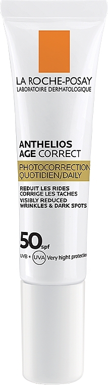 ПОДАРОК! Антивозрастное солнцезащитное средство для лица против морщин и пигментации, SPF50 - La Roche-Posay Anthelios Age Correct SPF50 — фото N1