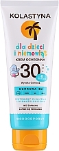 Парфумерія, косметика Сонцезахисний крем для дітей і немовлят - Kolastyna SPF30 Ochrona 4D