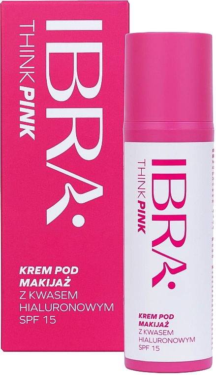 Крем для макияжа с гиалуроновой кислотой - Ibra Think Pink SPF15 — фото N1