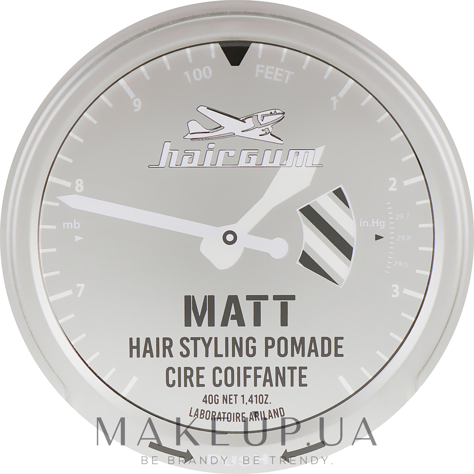 Помада для стайлинга - Hairgum Matt Hair Styling Pomade — фото 40g