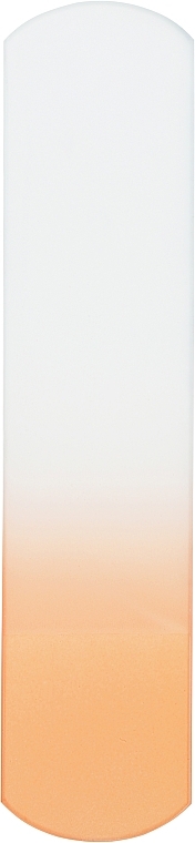 Пилочка хрустальная для ногтей 08-1602, 160мм, прозрачно-оранжевая - SPL — фото N1