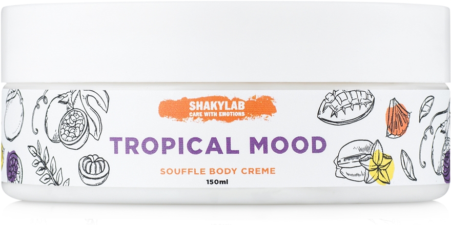Крем-суфле для тіла Tropical Mood - SHAKYLAB Natural Body Cream Tropical Mood — фото N2