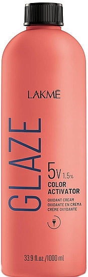 Активатор фарби для волосся, кремовий - Lakme Glaze Color Activator Cream 5 V 1,5% — фото N1