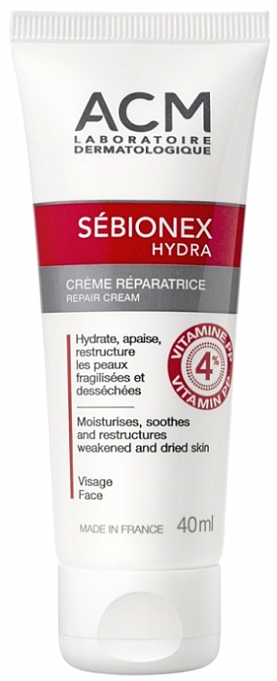 Відновлювальний крем для обличчя - ACM Laboratoires Sebionex Hydra Repair Cream — фото N1