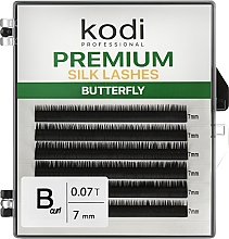 Накладні вії Butterfly Green C 0.15 (6 рядів: 10 мм) - Kodi Professional — фото N1
