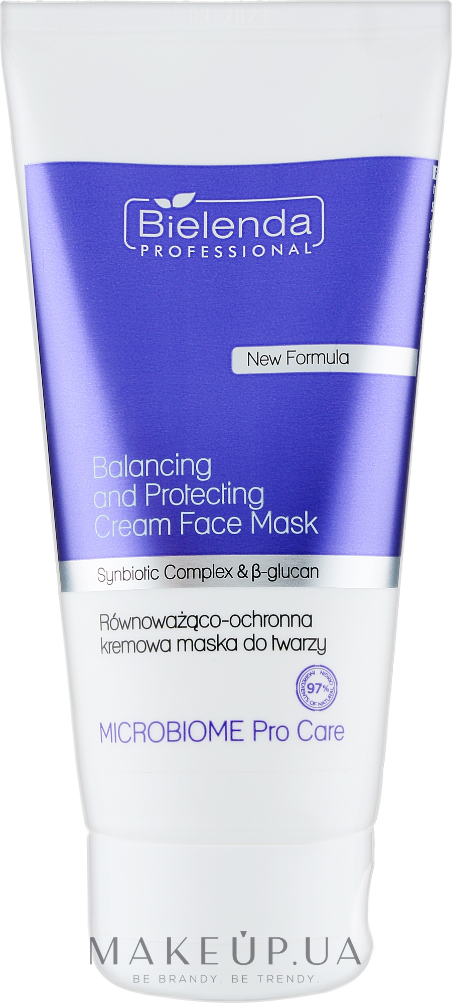 Балансувальна та захисна маска для обличчя - Bielenda Professional Balancing and Protecting Creamy Mask — фото 175ml