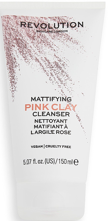 Очищающее средство с розовой глиной - Revolution Skincare Mattifying Pink Clay Cleanser — фото N1