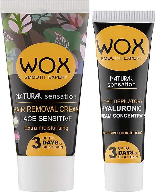 Крем для депиляции лица "Чувствительный" - WOX Smooth Expert Hair Removal Cream Face — фото N2