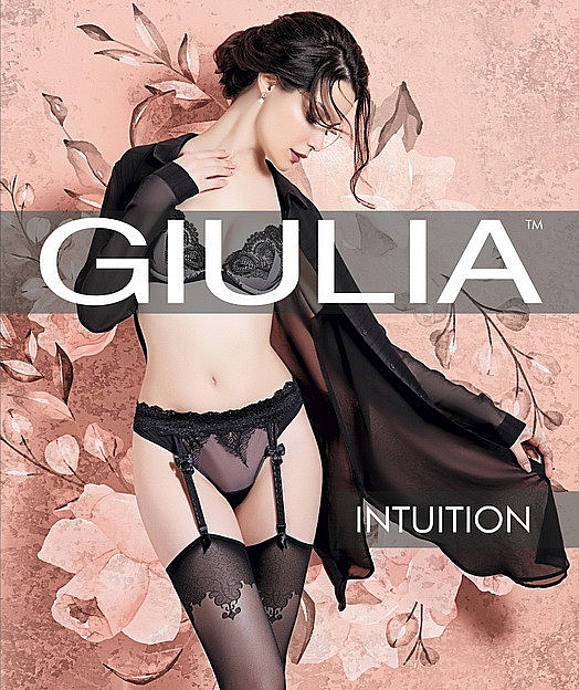 Чулки для женщин "Intuition Model 2" 20 Den, nero - Giulia