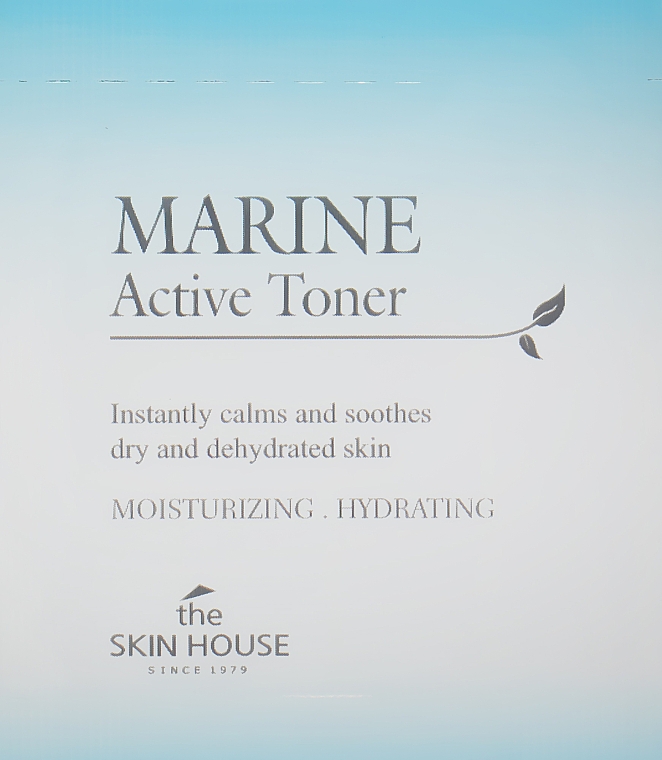 Тонер для лица с керамидами - The Skin House Marine Active Toner (пробник) — фото N1