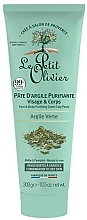 Очищающая паста для лица и тела с зеленой глиной - Le Petit Olivier Face & Body Purifiying Green Clay Paste — фото N1