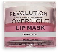 Духи, Парфюмерия, косметика Бальзам-маска для губ "Вишневый поцелуй" - Makeup Revolution Kiss Lip Balm Cherry Kiss