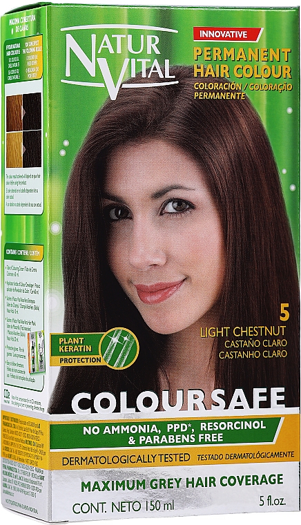 Фарба для волосся - Natur Vital PPD Free ColourSafe Hair Colour — фото N1
