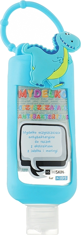 Антибактериальное очищающее мыло с экстрактами яблока и моринги - Hiskin Antibacterial Hand Soap — фото N1