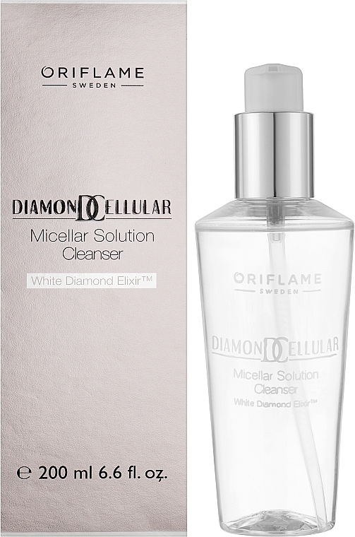 Мицеллярный очищающий лосьон - Oriflame Diamond Cellular Micellar Solution Cleanser — фото N2