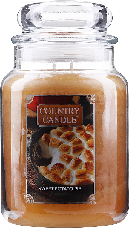 Ароматическая свеча в банке - Country Candle Sweet Potato Pie — фото N2