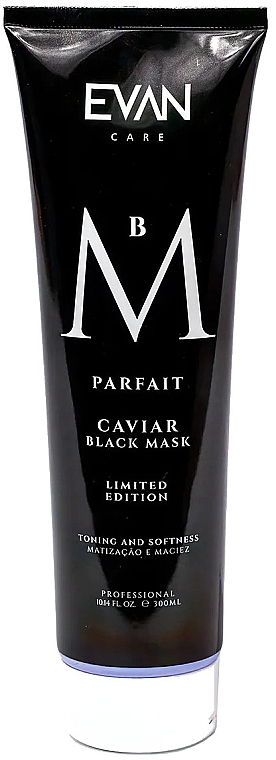 Маска тонирующая для волос - Evan Care Parfait Caviar Black Premium Mask — фото N1