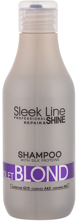 Шампунь для світлого волосся - Stapiz Sleek Line Violet Blond Shampoo — фото N1