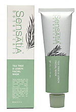 Парфумерія, косметика Маска для обличчя "Чайне дерево та лимон" - Sensatia Botanicals Tea Tree & Lemon Facial Mask