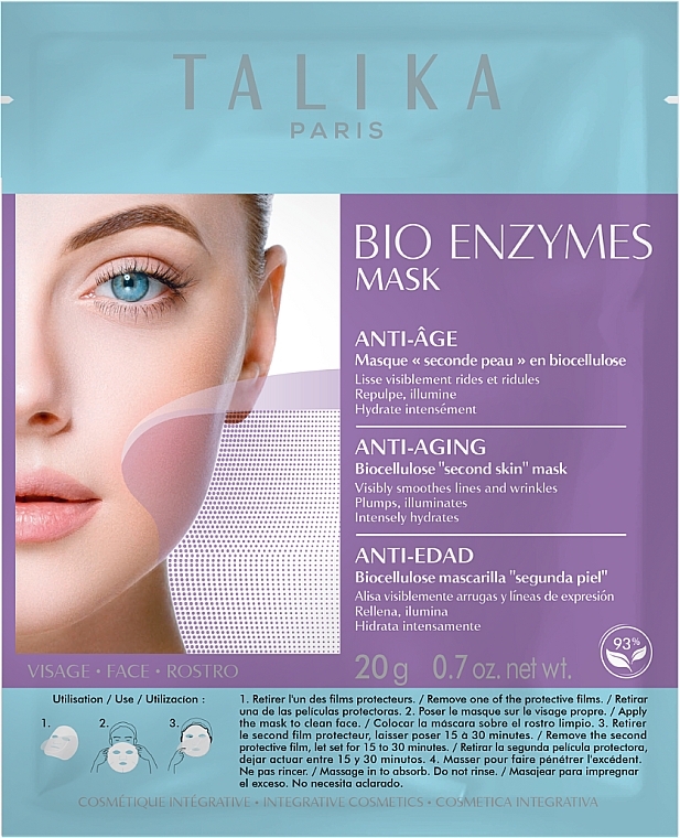 Омолоджувальна маска для обличчя - Talika Bio Enzymes Anti-Age Mask — фото N1