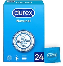 Парфумерія, косметика Презервативи, 24 шт. - Durex Natural Classic Condoms