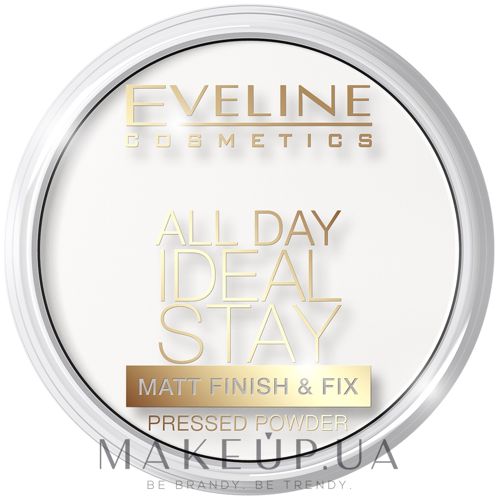 Eveline All Day Ideal Stay Matt Finish & Fix White-60 - Матувально-зміцнювальна пудра — фото 12g