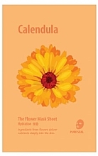 Парфумерія, косметика Тканинна маска для обличчя «Календула» - She’s Lab The Flower Mask Sheet Calendula