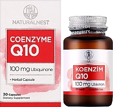 Дієтична добавка "Коензим Q10", 100 мг - NaturalNest Coenzyme Q10 — фото N2