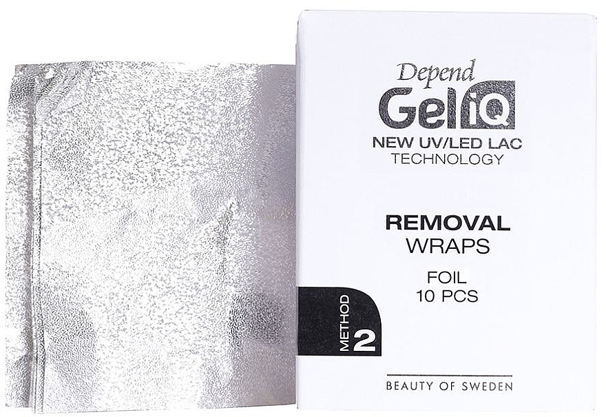 Фольга для снятия гель-лака - Beter Depend Gel iQ Removal Wraps Folie Method 2 — фото N1