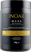 Маска "Ліпідний догляд за волоссям. Макадамія" - Inoar Macadamia Hydration  Mask — фото N9